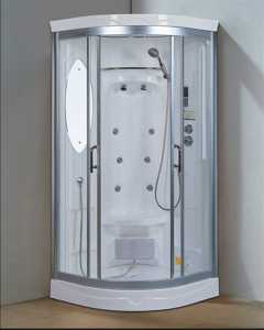 Simple 900mm Sector Steam Sauna with Shower (AT-D9090)