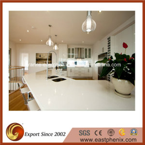 Polished Engineered Artificial Quartz Countertop for Kitchen